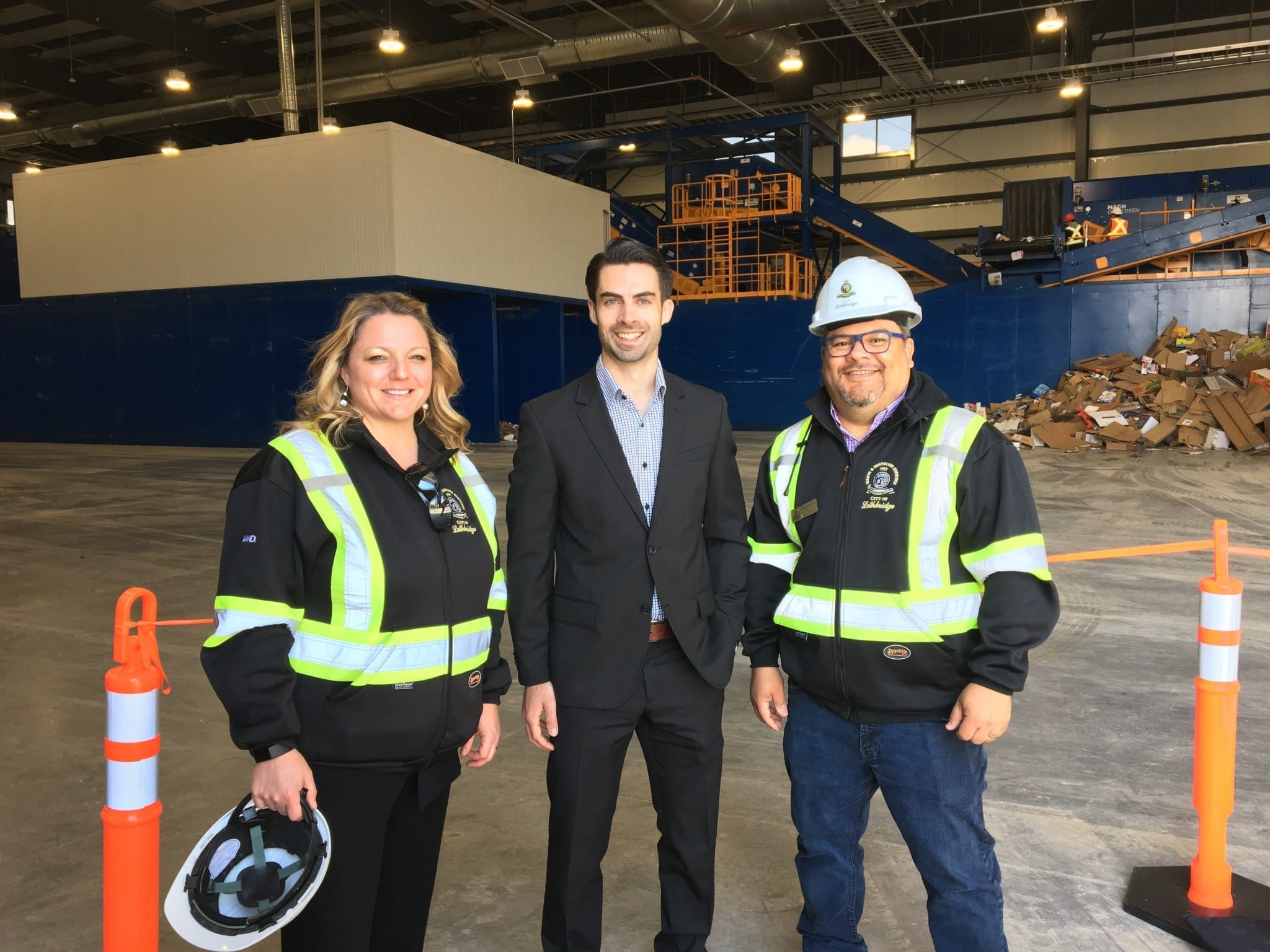 THE CITY OF LETHBRIDGE OPENS ITS NEW MATERIAL RECOVERY FACILITY