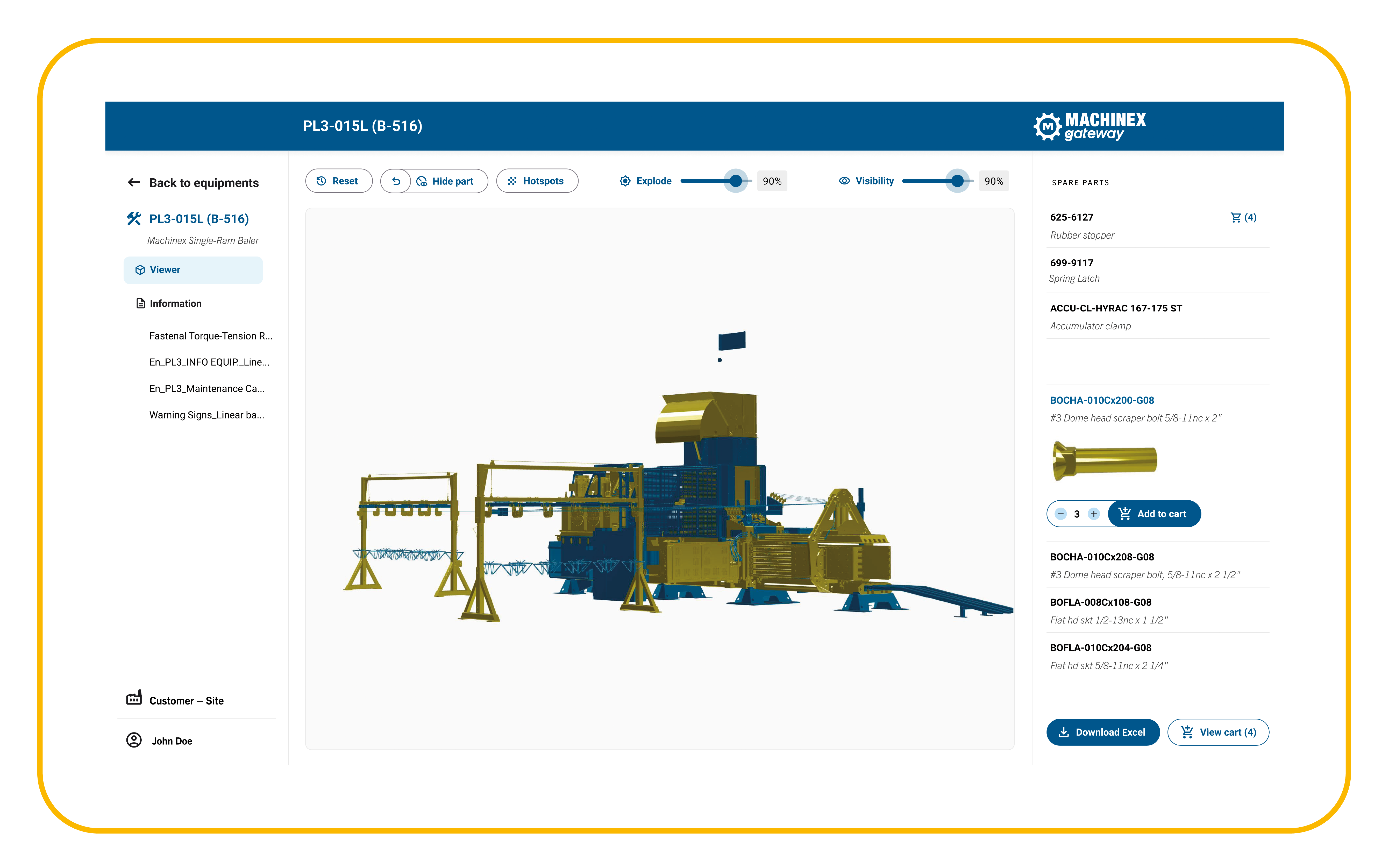 Machinex Gateway Interface